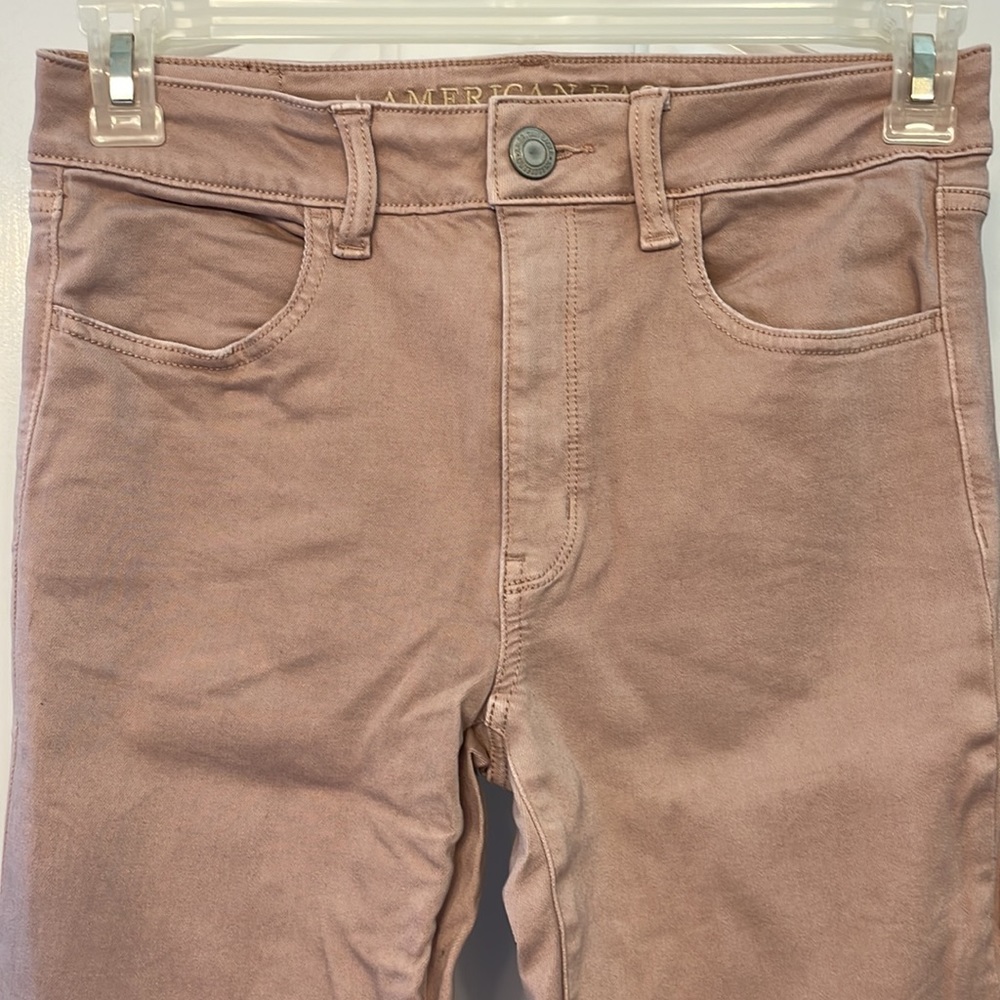 AE pink skinny jeggings